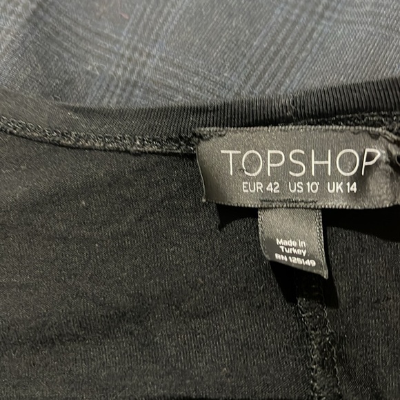 Topshop Black Romper size 10 - Picture 6 of 6
